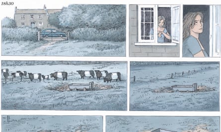 Part of a page from Tamara Drewe.