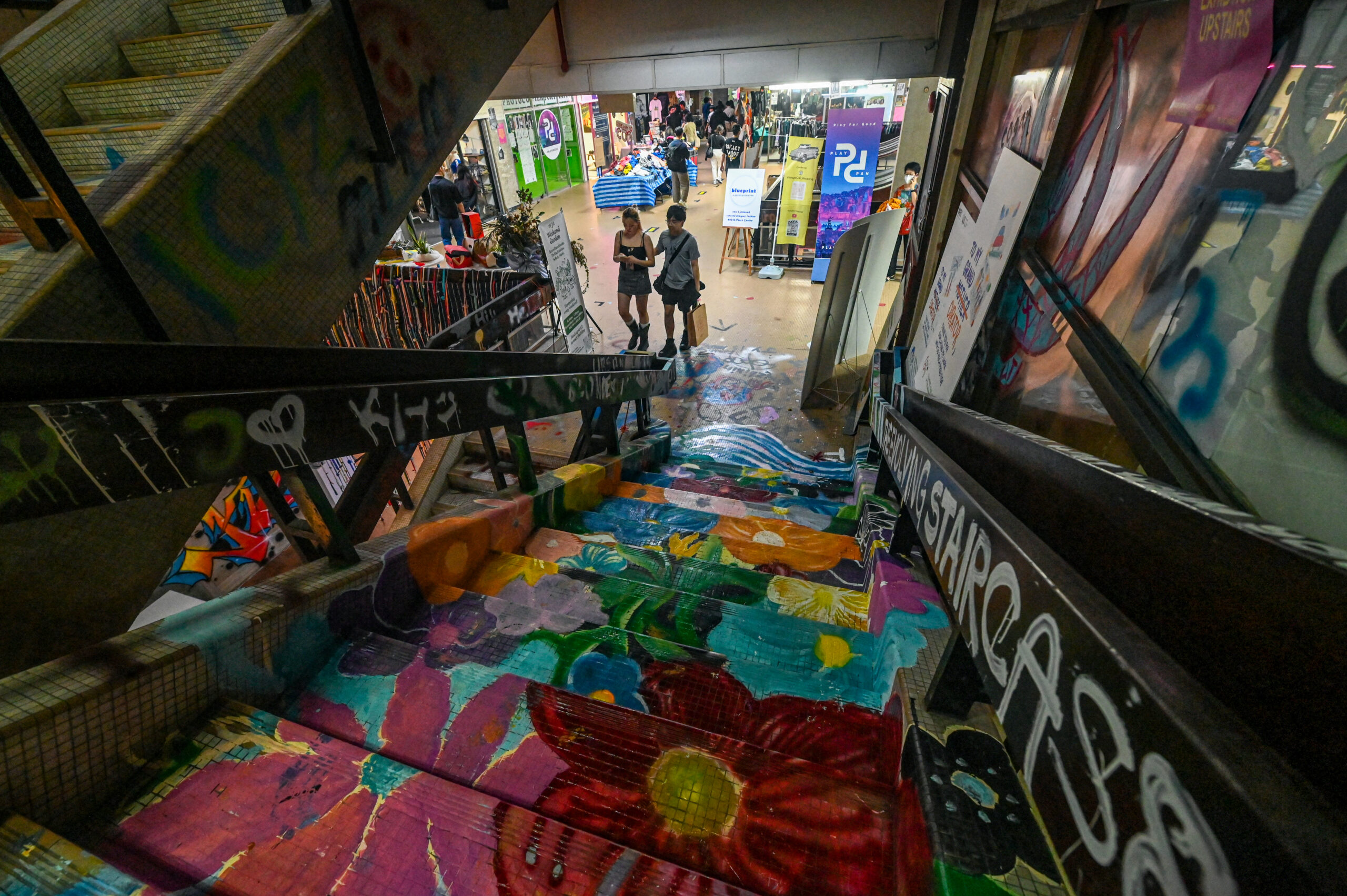 Stairs have even been redesigned as people take advantage of the safe space