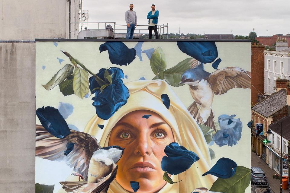 The mural of Rohesia De Verdun by Studio Giftif in Dundalk