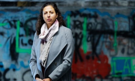 Lella Nouri, associate professor at Swansea University at an underground car park in Maesteg.