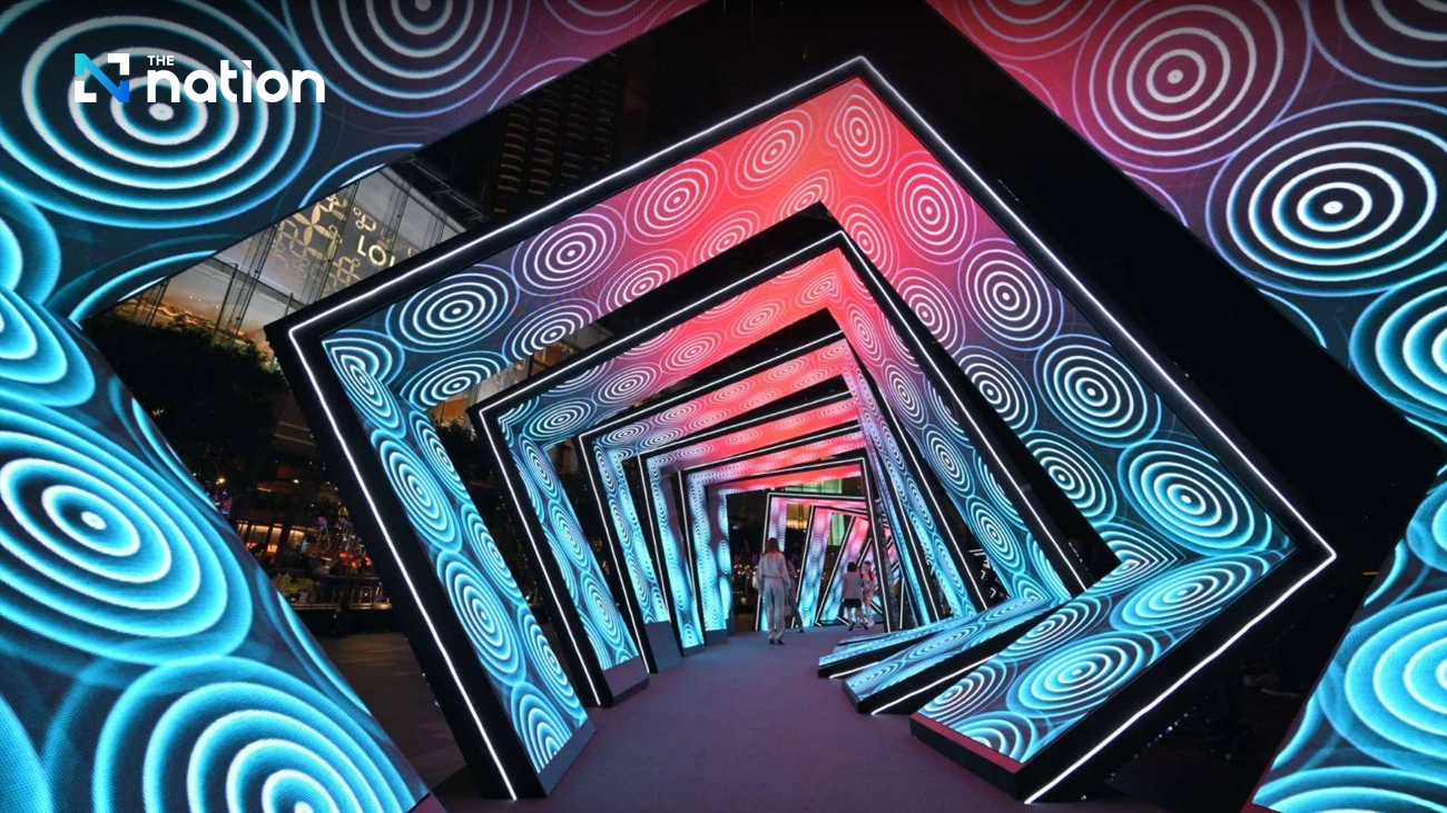 Enter the digital realm with Miguel Chevalier’s ‘magical’ dragon at ICONSIAM