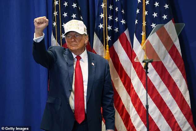 'We have a capital that we all love. Right now, it is a rat-infested, graffiti-infested sh**hole where people are being killed,' Trump said of Washington in a campaign speech Sunday