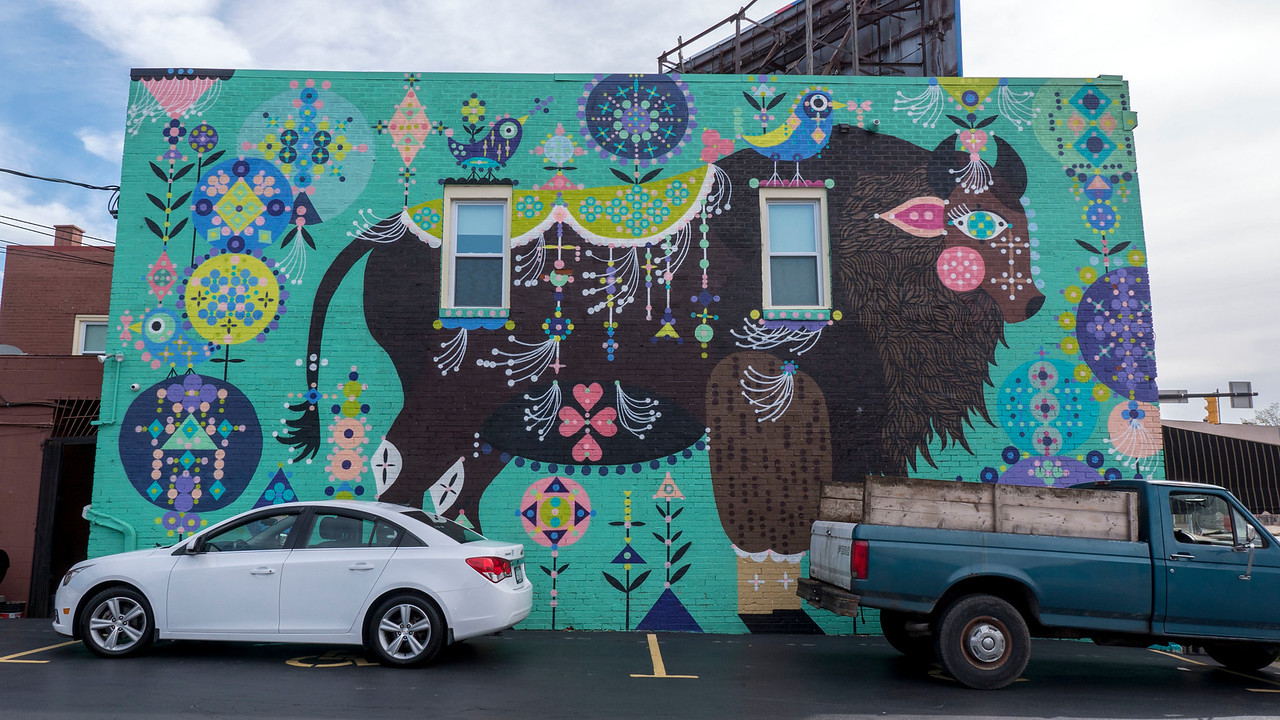 Magic Buffalo mural