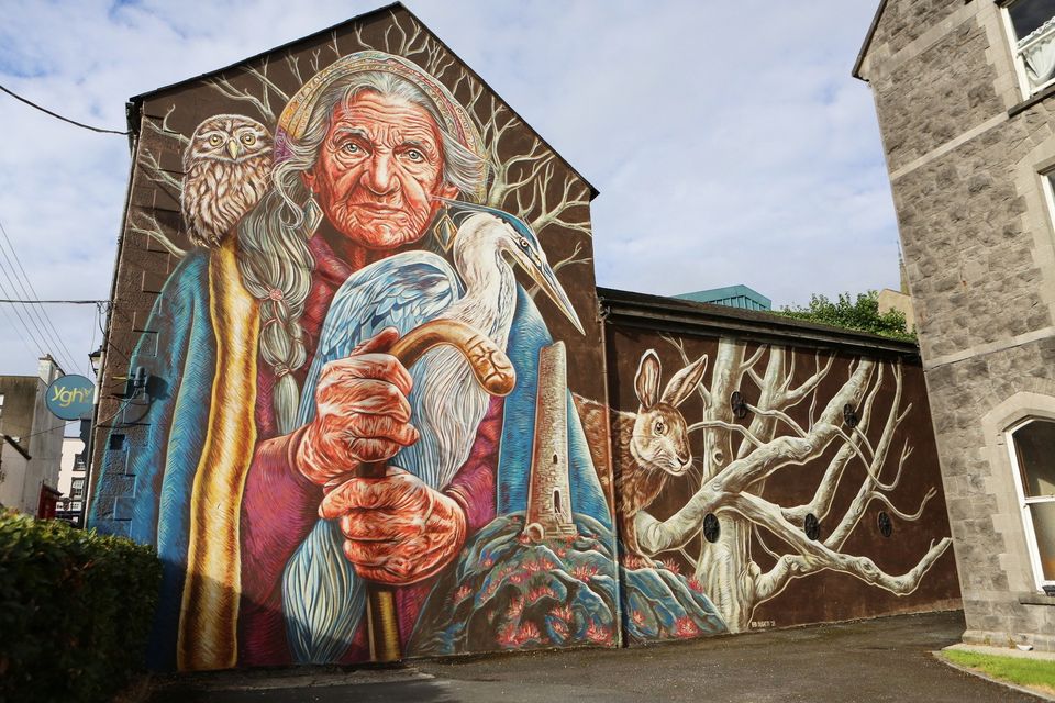 Vera Bugatti's ‘An Cailleach’ mural has been nominated for an international street art award.