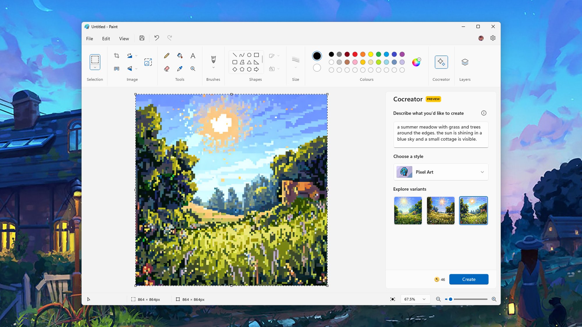 Microsoft Paint Cocreator
