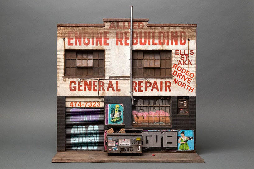 joshua smith's intricate miniature sculptures depict urban decay across the world