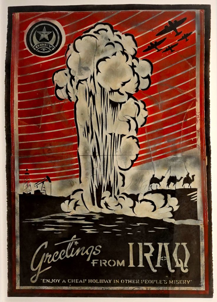 Shepard Fairey, <em>Greetings from Iraq</em>