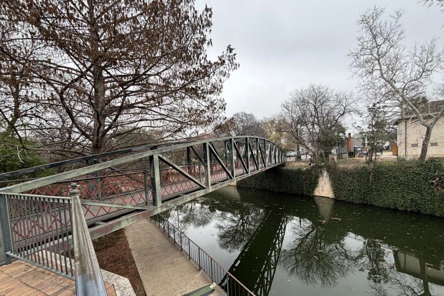 Johnson Street walk bridge looking southwest