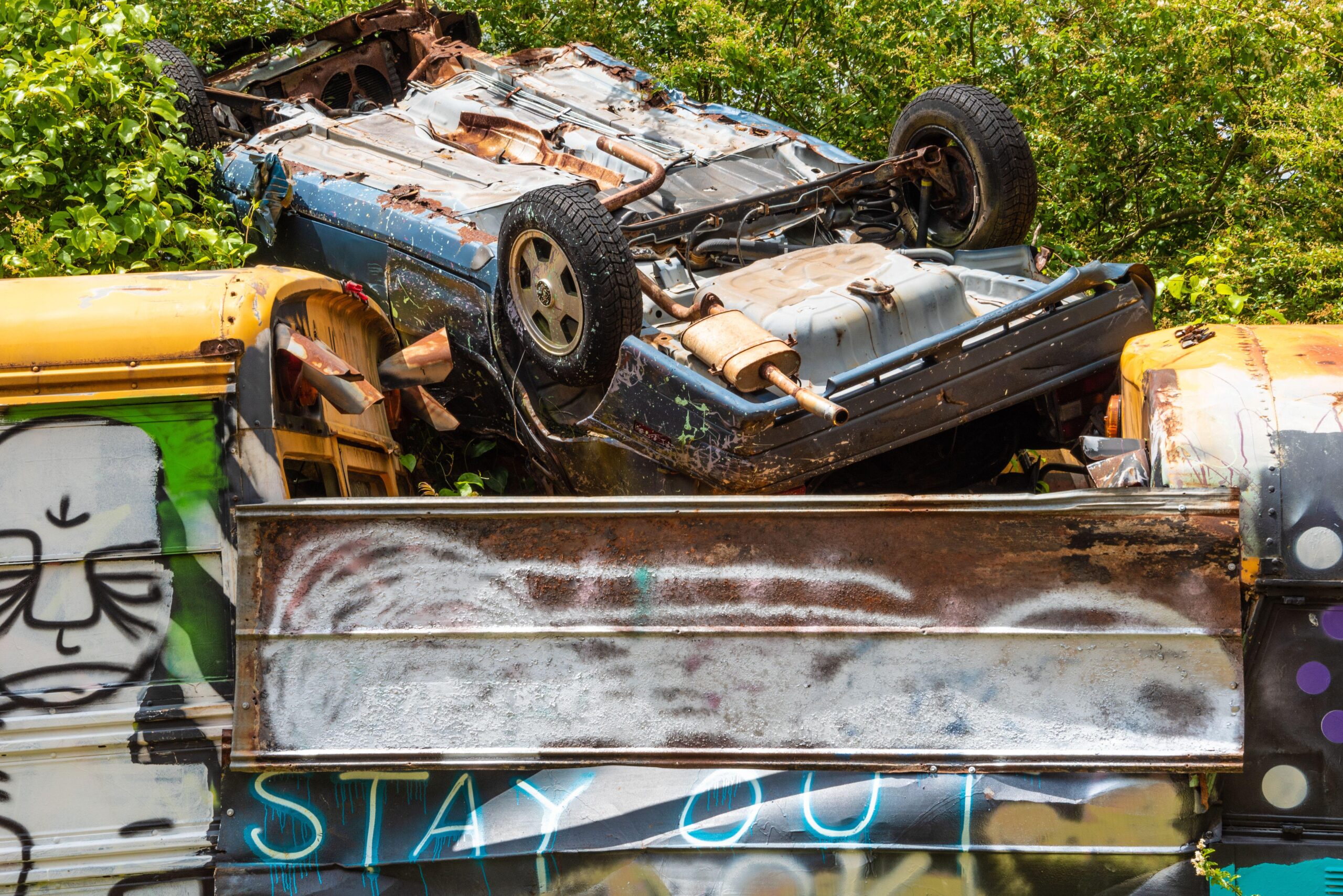 The idea was forged from a former passenger graffiti-ing one of Walter's buses