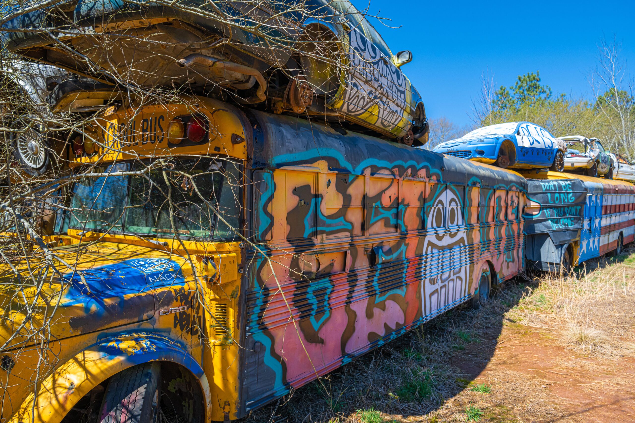 Artists from all over the US visit the site
