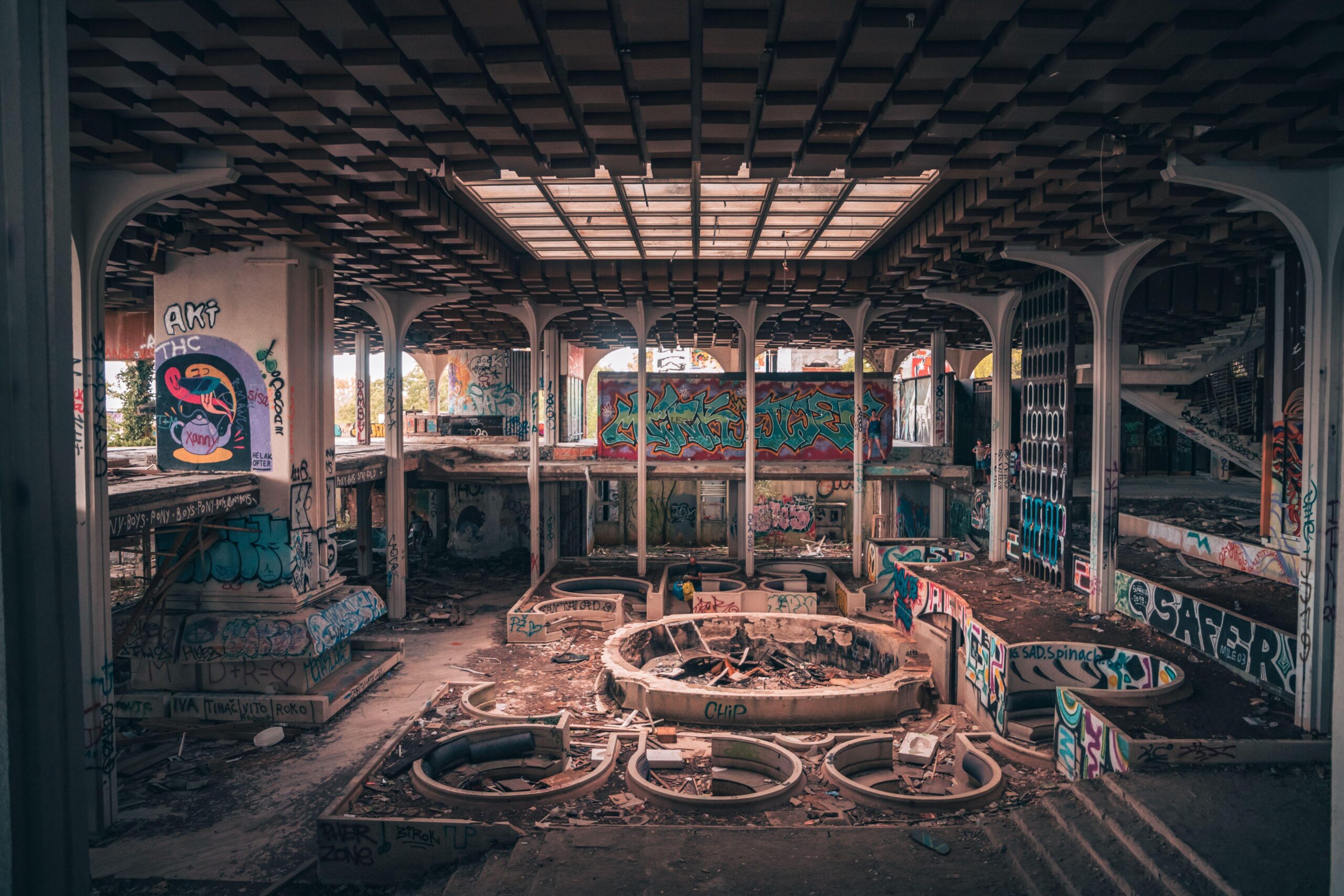 The hotel went bankrupt after it had been open just one year