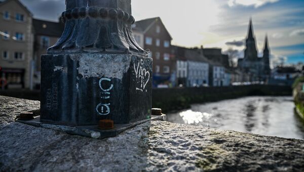 Graffiti on the historic South Gate bridge in Cork City. Picture: Chani Anderson Graffiti on the historic South Gate bridge in Cork City. Picture: Chani Anderson