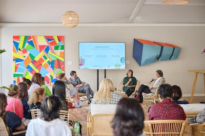 There will be more than 50 sessions throughout the art fair discussing varying facets of the art world. Photo: Art Dubai