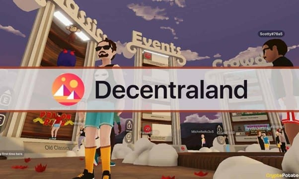 Decentraland with characters