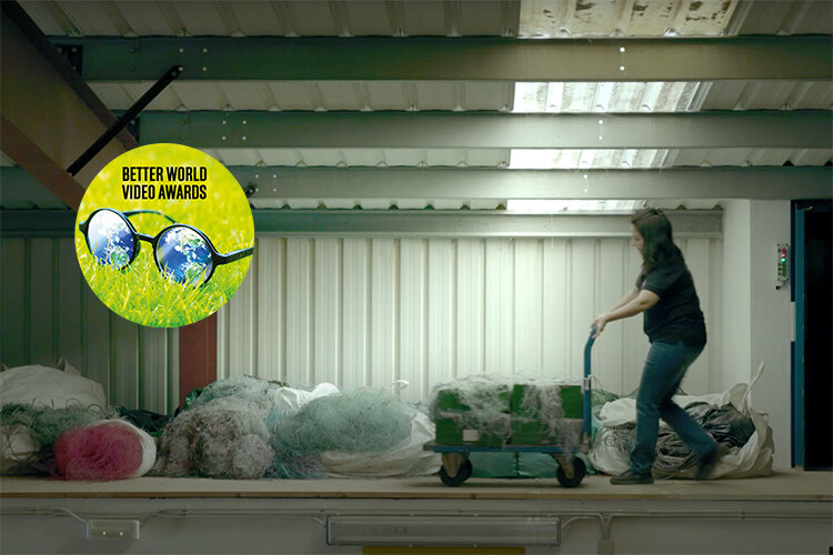 Making discarded fishing nets into artistic creations PescArt Menorca better world video awards