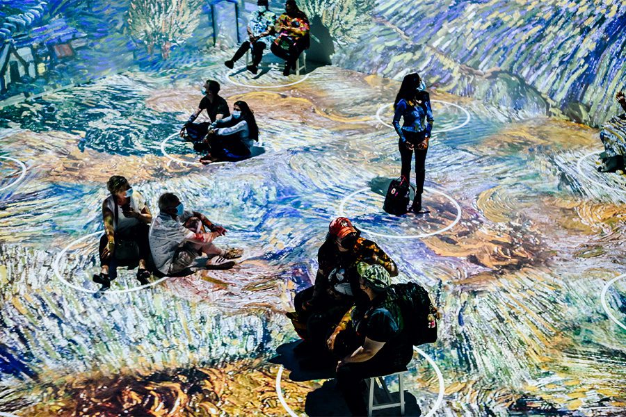 Immersive Van Gogh traveling digital art exhibition
