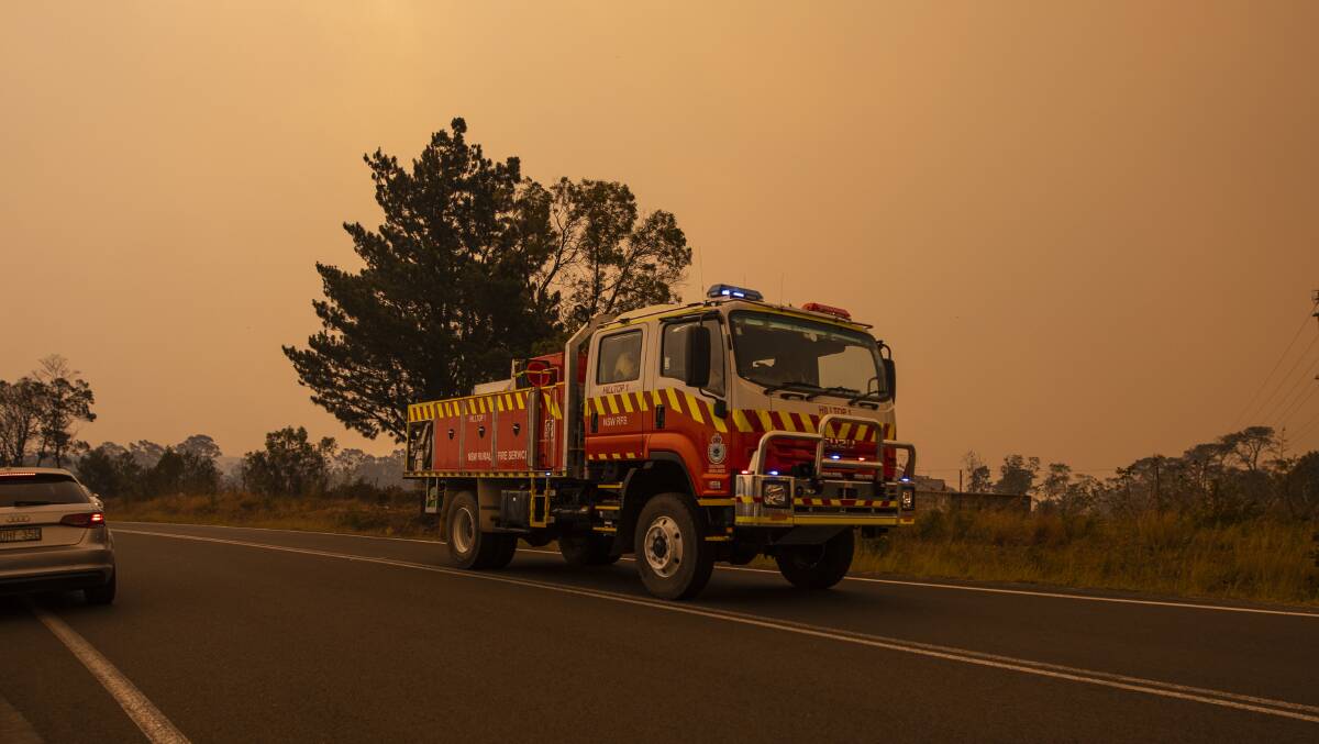 Eerie scenes during the Green Wattle Creek bushfires of 2019-20, now known as Black Summer. Picture by Simon Bennett