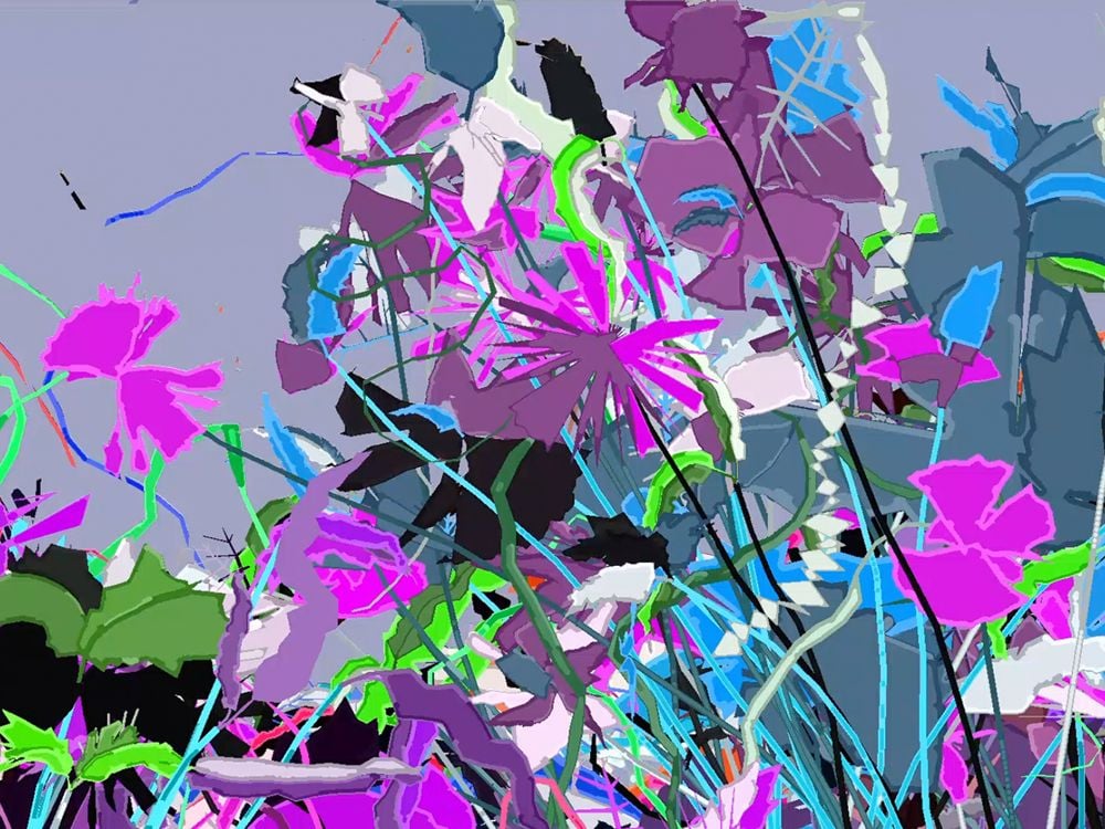 a jungle like scene digitally created