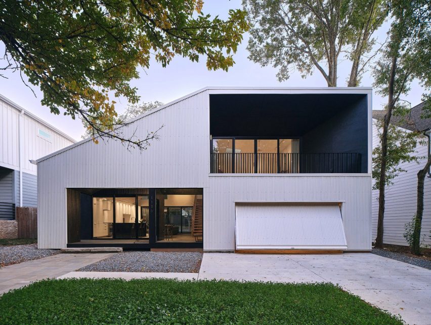 Metal-clad house in USA