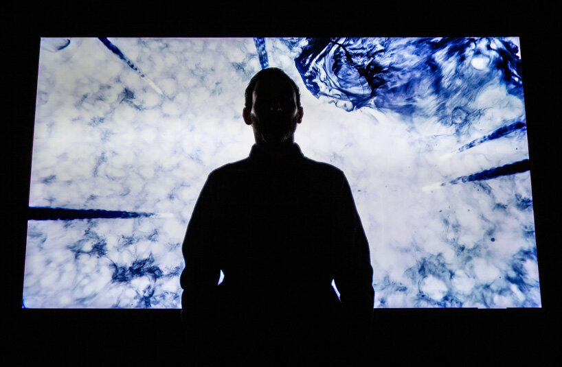 the observatory pop-up by creative giants showcases max cooper's audio-visual installations