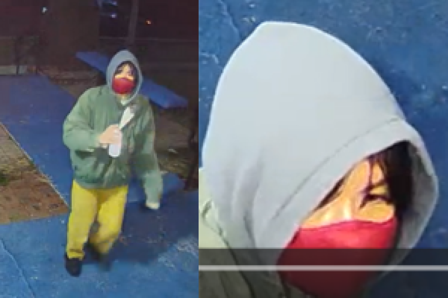Photos of the suspect taken from Bradley University security cameras.