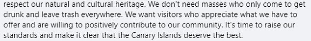 Critics said it was 'time to raise standards' and not accept disrespectful tourists