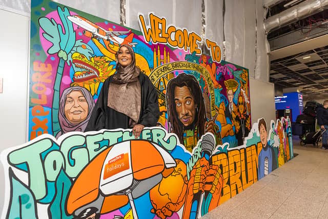 Birmingham Airport street art