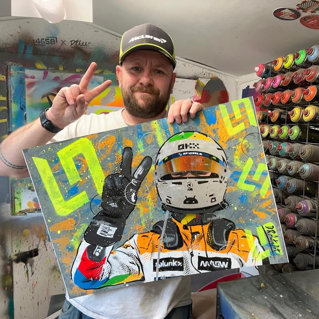 Graffiti Artist ‘Drautoart’ Takes Nascar World By Storm 2 Chris pullan's drautoart graffiti paint took the nascar world by storm.