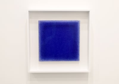 Ur-schrift ovvero Avant-testo I by Irma Blank from P420 gallery. Chris Whiteoak / The National
