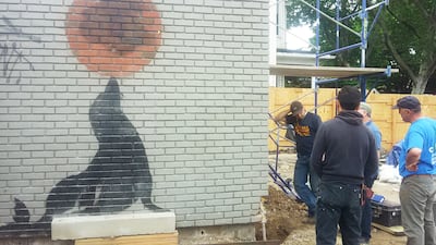 The Banksy Seal in New York City. Photo: Fine Art Shippers