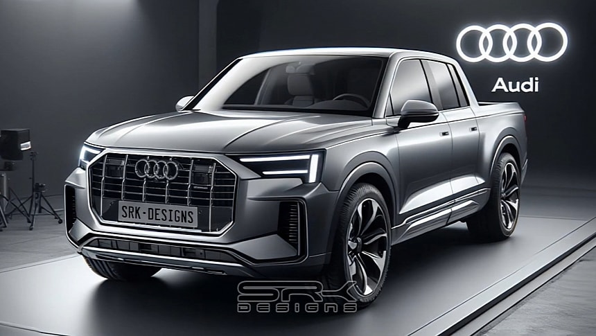 Audi Pickup Truck Concept rendering by SRK Designs