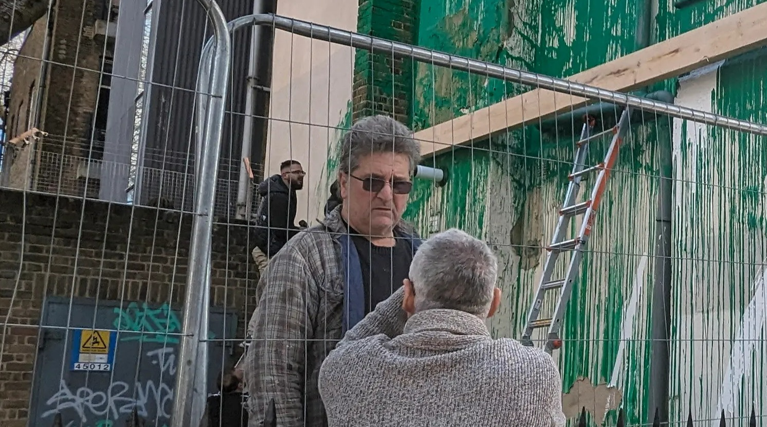 It comes after snaps of a mystery man next to the new Banksy fuelled speculation the artist's identity