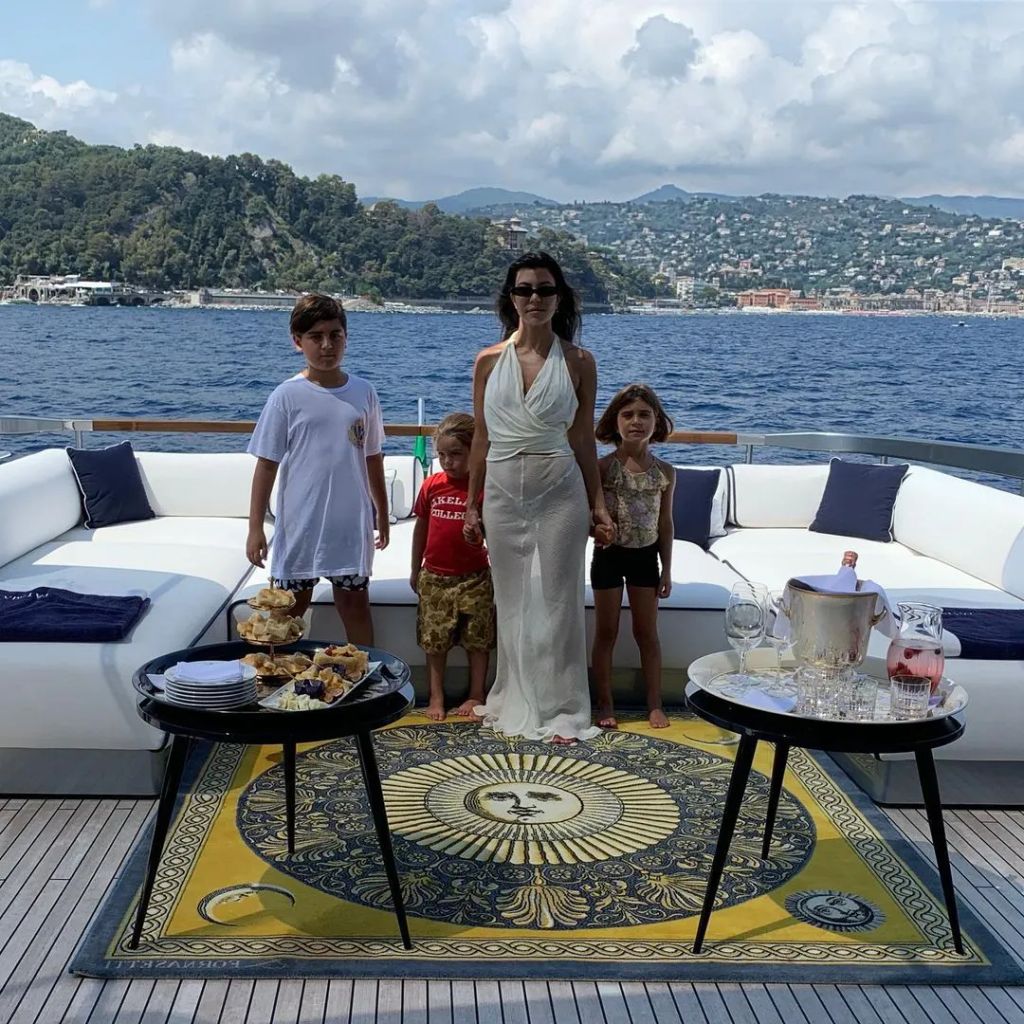Kourtney's three children were snubbed in the tribute