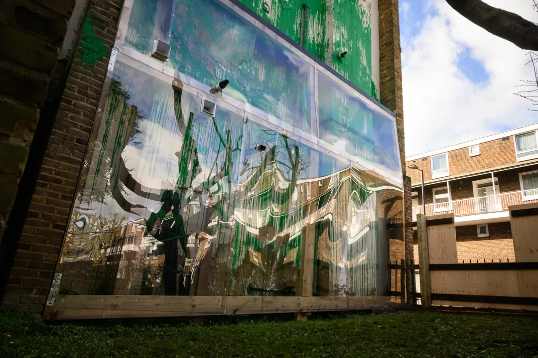Banksy plastic coverings