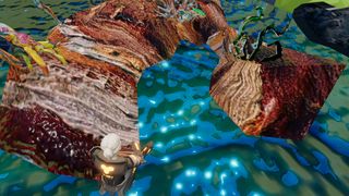 A virtual 3D art installation in MESHfair 2024