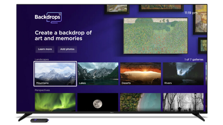 roku backdrops