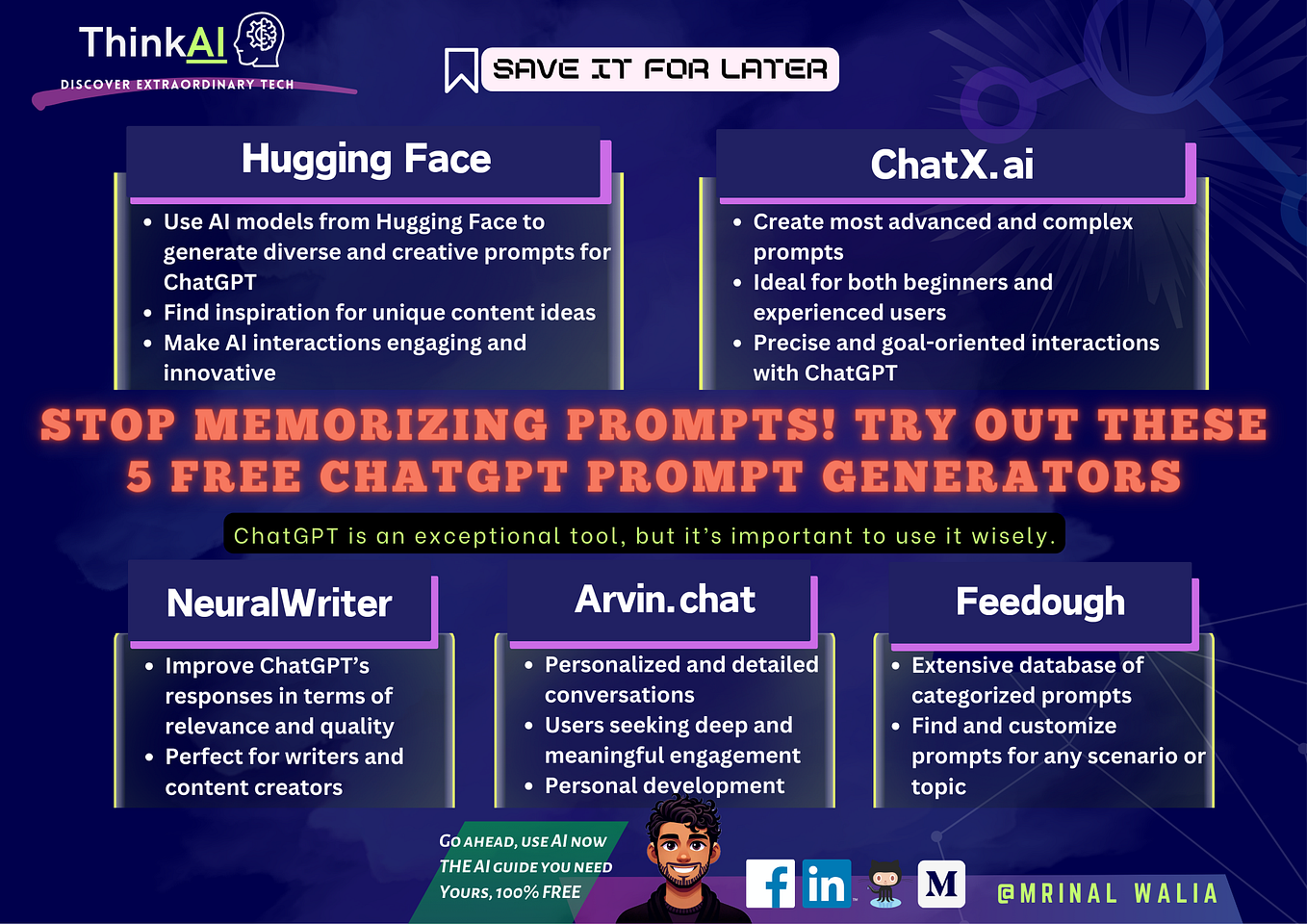Stop Memorizing Prompts! Try Out These 5 Free ChatGPT Prompt Generators