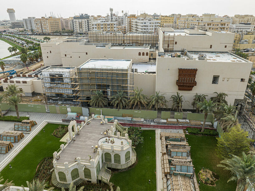construction underway for teamlab borderless museum in jeddah