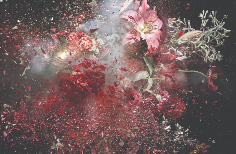  Ori Gersht, ‘Fields & Visions & (Another World),’ 2022. Artwork – combination of the faithful trace of the optical lens (photo) in harmony with the computerized interpretation of AI. (credit: ORI GERSHT)